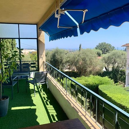 Vence T3 Vue Mer Grande Terrasse Bagian luar foto