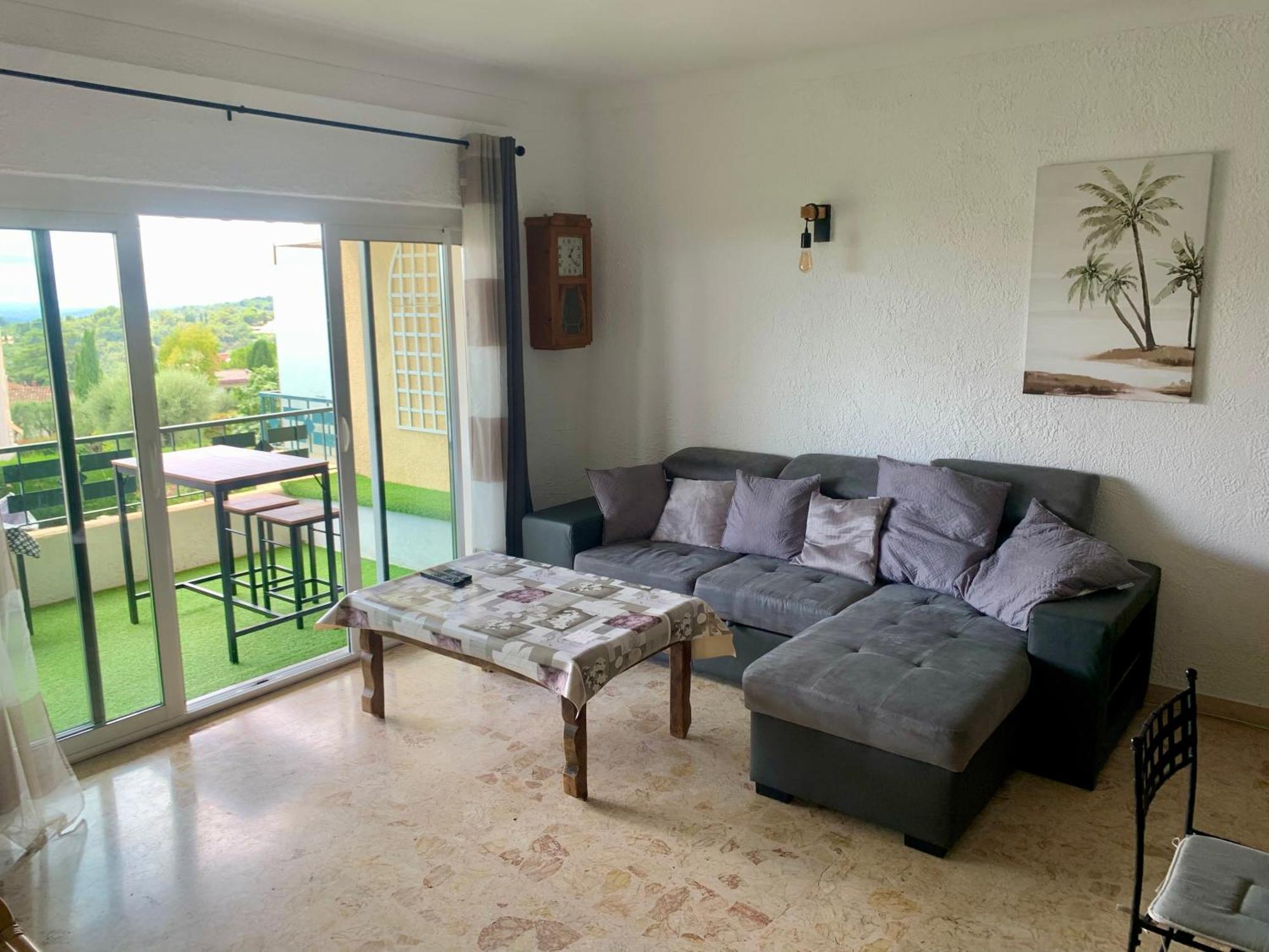 Vence T3 Vue Mer Grande Terrasse Bagian luar foto